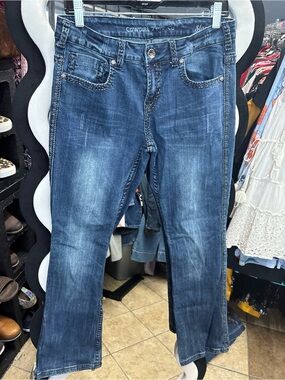 Cowgirl Tuff Medium Wash Bootcut Jeans - Blue